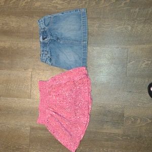 Girls size 5 skirts